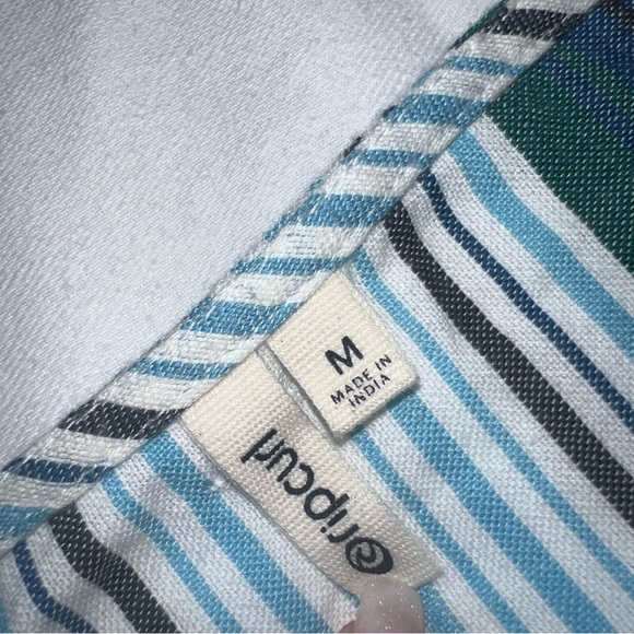 🏄🏽‍♀️ NWT RIP CURL shorts BEACH BAZAAR ROMPER striped lace front swim medium m - Picture 7 of 10